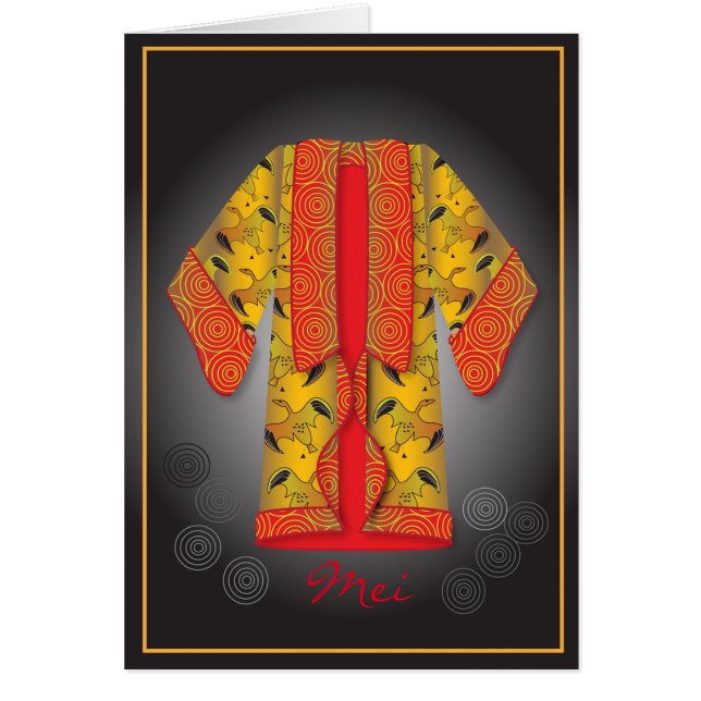 Red Kimono Kaart (Voorkant)