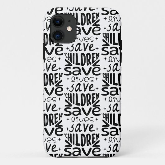 Red kinderen, red levens Case-Mate iPhone case (Achterkant)