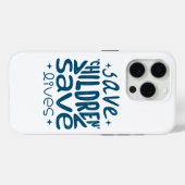 Red kinderen, red levens Case-Mate iPhone case (Achterkant (horizontaal))