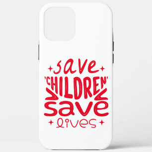 Red kinderen, red levens iPhone 12 pro max hoesje