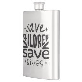 Red kinderen, red levens flacon (Links)