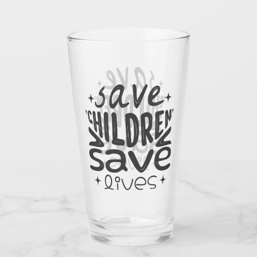 Red kinderen, red levens glas (Voorkant)