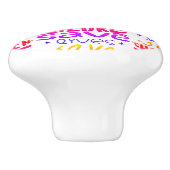 Red kinderen, red levens keramische knop (Zijkant)