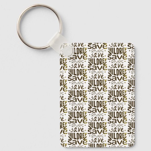 Red kinderen, red levens sleutelhanger (Voorkant)