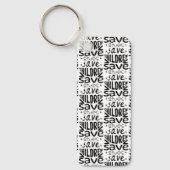 Red kinderen, red levens sleutelhanger (Voorkant)