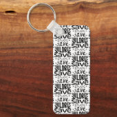 Red kinderen, red levens sleutelhanger (Voorkant)