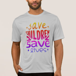 Red kinderen, red levens t-shirt
