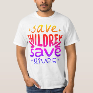 Red kinderen, red levens t-shirt
