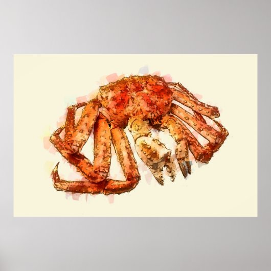 RED KING CRAB POSTER (Voorkant)