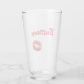 Red Kisses Glas (Achterkant)