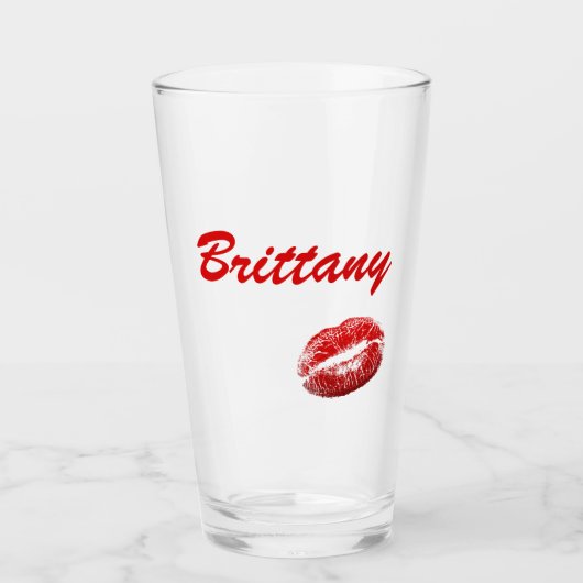 Red Kisses Glas (Voorkant)