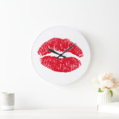 Red Kissons Lips Grote Klok (Huis)