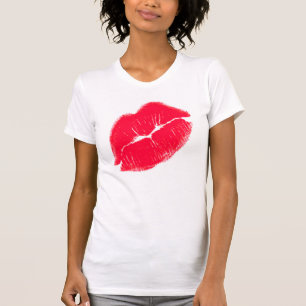 Red Kissy Lips T-shirt