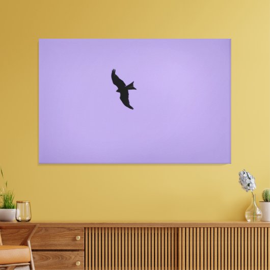 Red Kite In Flight Canvas Afdruk (Insitu (Woonkamer))