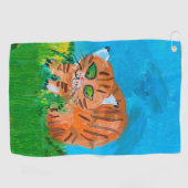 Red Kitten Golfhanddoek (Horizontaal)