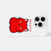 RED KITTY iPhone HOESJE (Achterkant horizontaal)