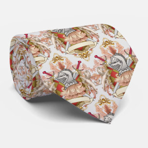 Red Knight Family Crest Stropdas