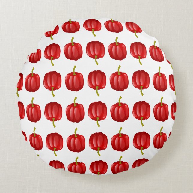 Red Knight Rond Kussen (Voorkant)