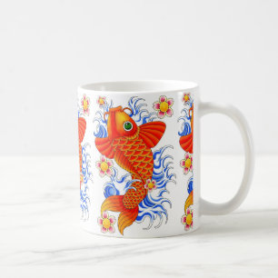 RED KOI FISH DESIGN KOFFIEMOK