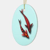 Red Koi Fish Ornament (Links)