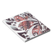 Red Koi Tattoo Design Notitieblok (Schuin)