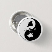 Red Kona Village Button (Voorkant /achterkant)