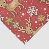 Red Kraft Paper kerstinpakfeest Tissuepapier (Detail)