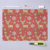 Red Kraft Paper kerstinpakfeest Tissuepapier (Craft)