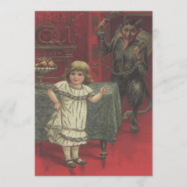 Red Krampus Girl Dining Room Switch