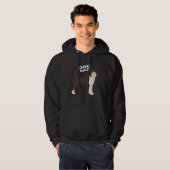 Red Labradoodle Dog Dad Hoodie (Voorkant volledig)