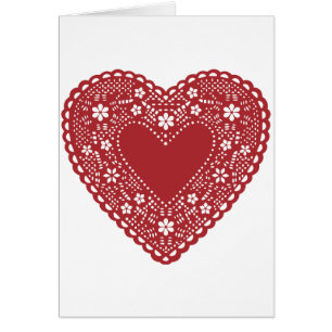 Red Lace Heart