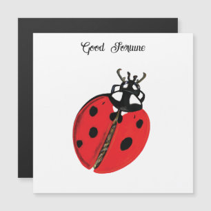 Red Lady Bug Succes Ambassadeur Illustratie