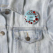 Red Ladybug Button (In situ)