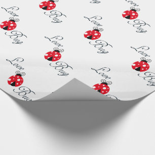 Red Ladybug Cadeaupapier