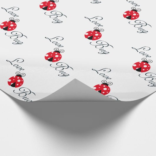Red Ladybug Cadeaupapier (Hoek)