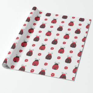 Red Ladybug Cadeaupapier