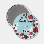 Red Ladybug Magnet (Recto/Verso)