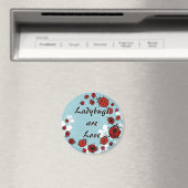 Red Ladybug Magnet (In Situ (Lave-vaisselle))