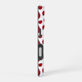 Red Ladybug Pattern Persoonlijk iPhone 16 Hoesje (Rechterkant)