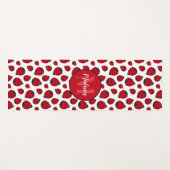 Red Ladybug Pattern Persoonlijk Yogamat (Voorkant (horizontaal))