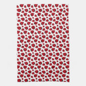Red Ladybug Pattern Theedoek (Verticaal)