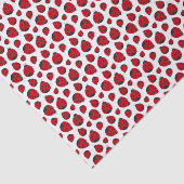 Red Ladybug Pattern Tissuepapier (Detail)