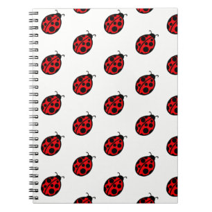 Red Ladybug School Carnet cadeau