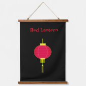 Red Lantern Hanging Tapestry Hangend Wandkleed (Voorkant 3)
