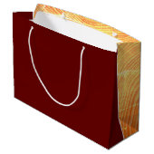 Red Large Sagittarius Birthday Groot Cadeauzakje (Achterkant Gekanteld)