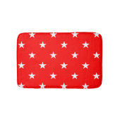 Red Large Stars Bath Mat (Voorkant)
