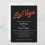 Red Las Vegas Sparkles Faire-part de mariage<br><div class="desc">Ce Faire-part de mariage de Las Vegas est agrémenté d'un rouge scintillant sur un arrière - plan noir, ce qui le rend parfait pour un mariage de destination à Las Vegas. Il fait partie de la collection Mariage Red Las Vegas Sparkles. Si d'autres éléments de coordination sont nécessaires, il suffit...</div>