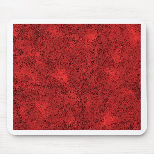 Red Lava Rock Texture Muismat (Voorkant)