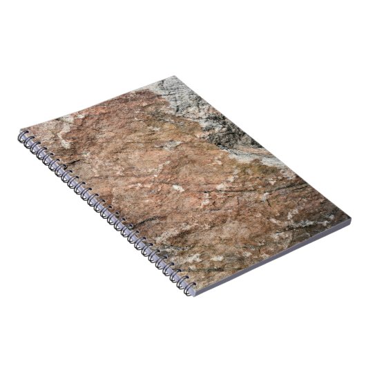 Red Layered en Crumbling Rock Notitieboek (Rechterzijde)