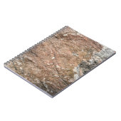 Red Layered en Crumbling Rock Notitieboek (Linkerzijde)